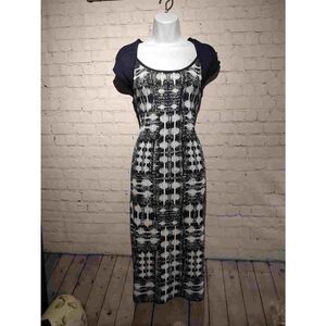 Carmen Marc Valvo designer open back dress medium